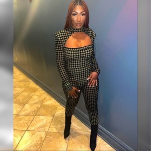 IVY PARK ALLOVER PRINT CATSUIT WILD PINE/BLACK